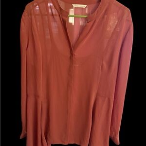 Soft Surroundings Terracotta Blouse